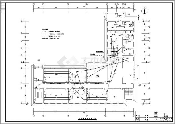 大学教学楼全套电气设计施工CAD图纸-图一