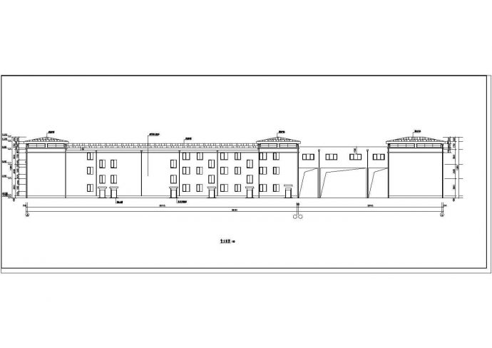 住宅小区建筑图的全套CAD建筑设计图纸_图1