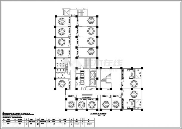 某地区天津火车站建筑设计装饰布置图-图一