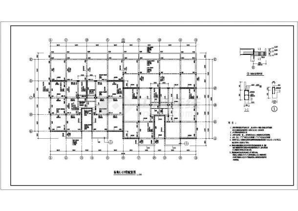 全套底框结构建筑设计CAD施工方案图-图一