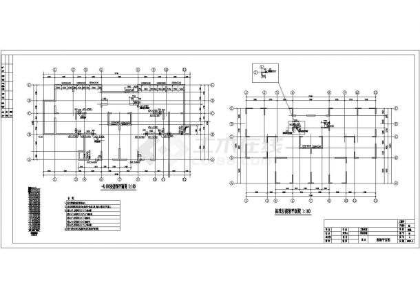 青海18层剪力墙住宅楼结构设计施工图-图一