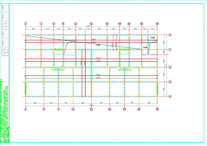 1号楼底框结构多层花园洋房设计CAD图纸_图1