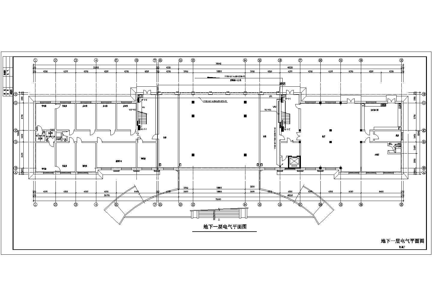 一栋5层砖混结构办公楼电气设计施工图