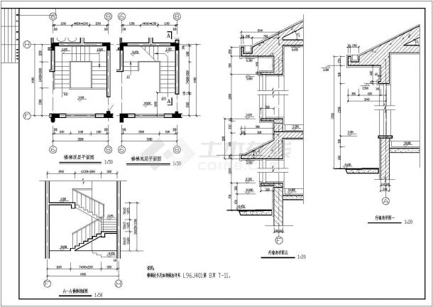 ZJ别墅施工建筑图（含设计说明）-图二
