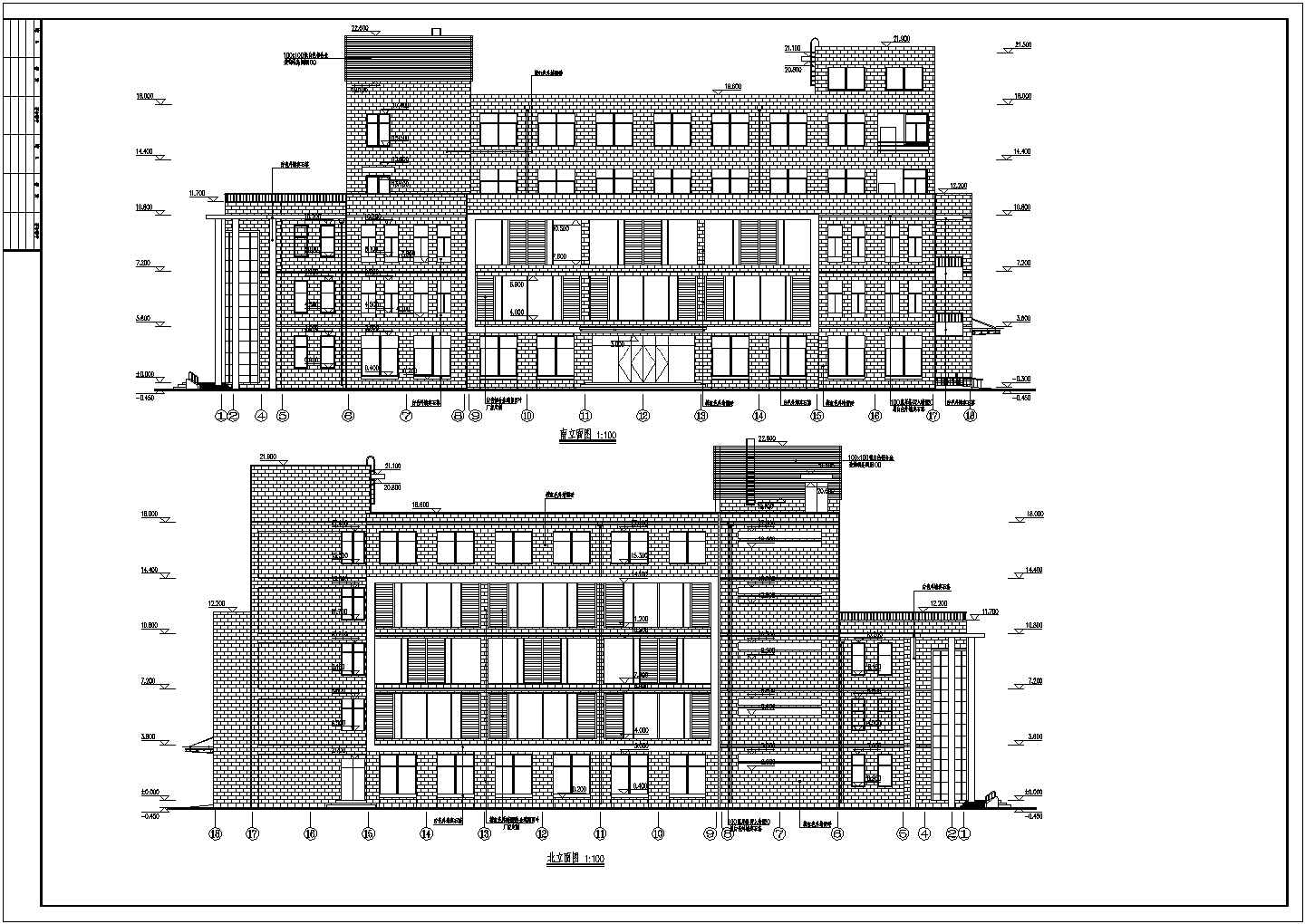 某医院建筑cad施工施图