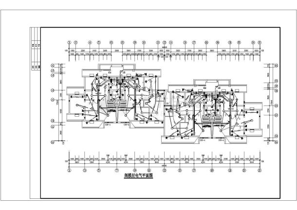 高级住宅全套具体电气设计施工cad图-图二