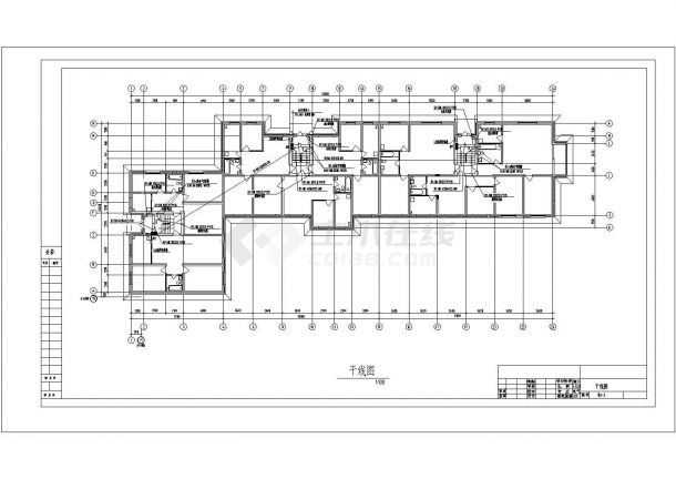六层住宅全套具体电气设计及施工cad图纸-图二