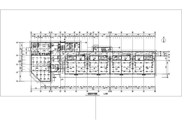 幼儿园电气cad施工平面图纸全方案-图一