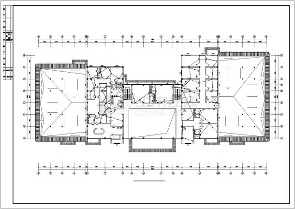 风景区餐厅全套电气设计施工CAD图纸-图二