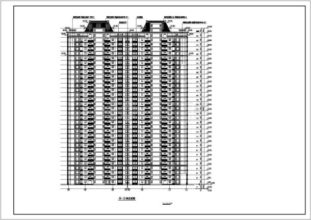 31层欧式高层住宅楼cad施工图-图二