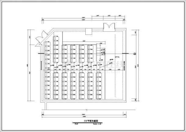 保利国际电影院建筑方案全套CAD平面图-图一