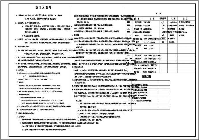 有限公司办公楼全套电气设计CAD图_图1