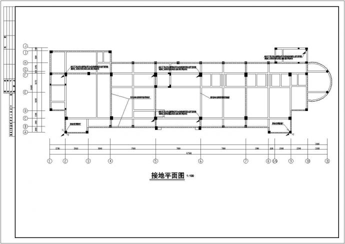 招待所全套电气设计施工CAD图纸_图1