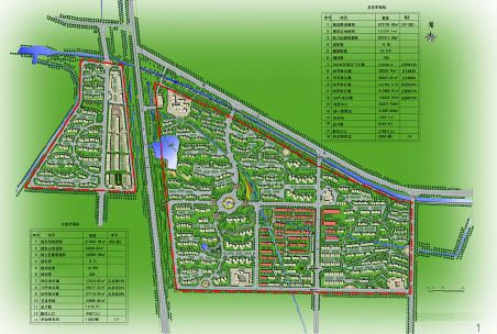 中标大型小区规划方案(1630亩)-图一