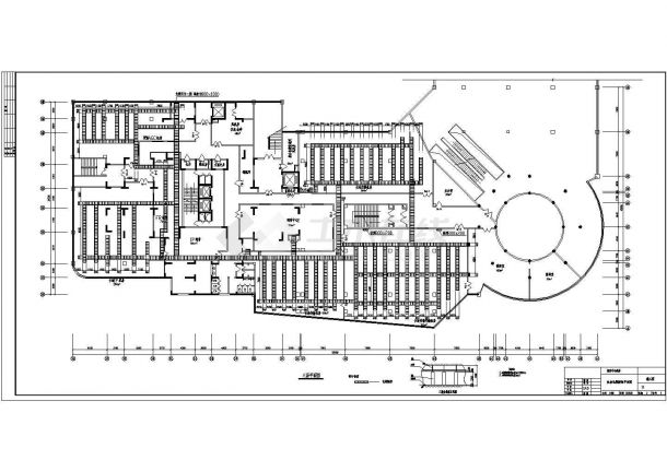 某地区通信中心机房弱电设计CAD图-图二