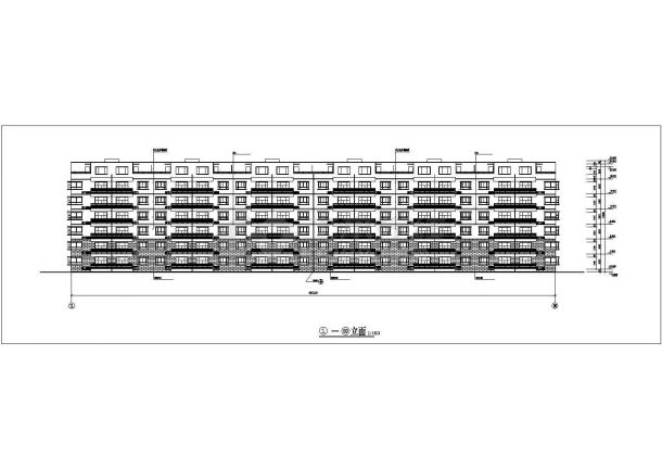 某地区莲塘的星港小镇6号楼建筑设计CAD施工图-图一