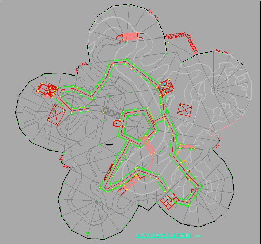 某地中小型植物园园林CAD设计施工图纸_图1