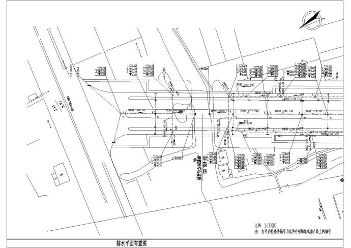 某市政工程道路给排水设计施工全套图纸_图1