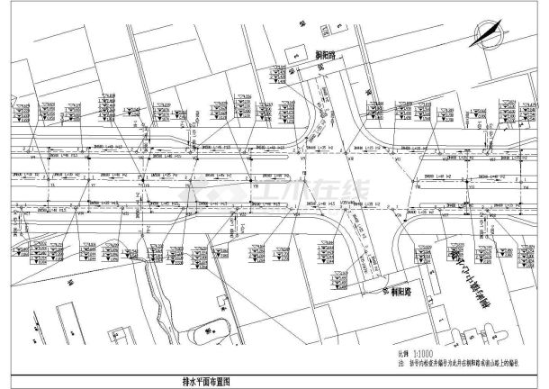 某市政工程道路给排水设计施工全套图纸-图二