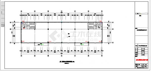 北京某地临街框架结构商铺建筑设计施工图-图二