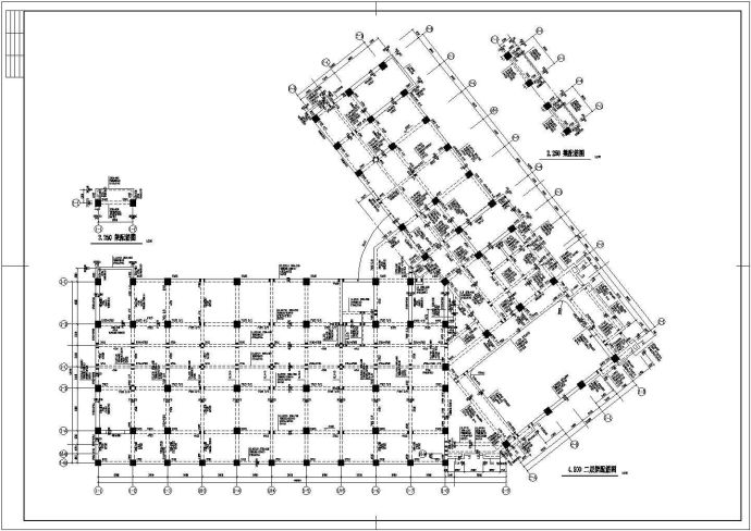 某培训中心结构设计CAD方案施工图_图1