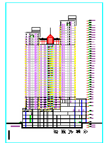 某地框架结结构28层酒店建筑设计施工方案_图1