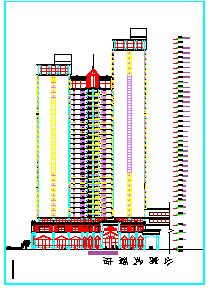 某地框架结结构28层酒店建筑设计施工方案-图二