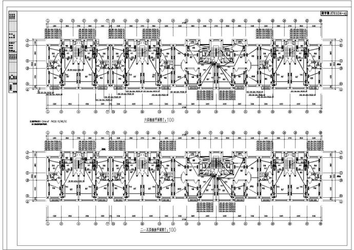 某地区淳化4层住宅小区的电气设计cad施工图_图1