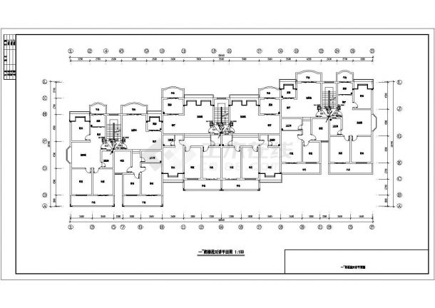 某小区5层住宅楼电气设计全套施工图-图二