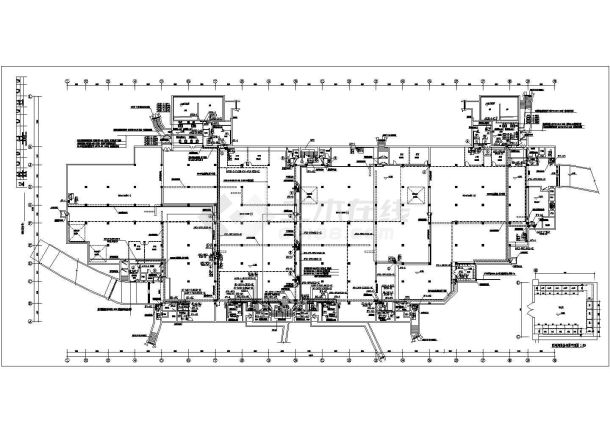 某地区地下汽车库电气设计CAD施工图纸-图二