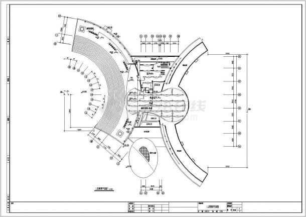 某地区邓丽君纪念馆强电平面CAD施工图纸-图二