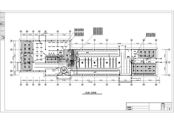 某高速公路服务区综合楼装修设计施工图-图一