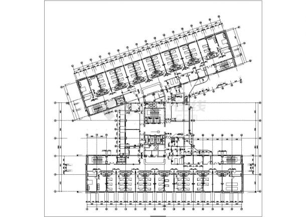 某地寺庙天王殿古建筑设计平立剖面图（共计4张）-图一
