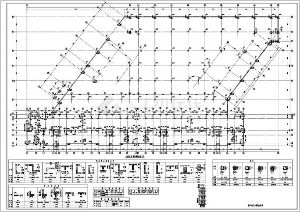 某地12层短肢剪力墙住宅楼结构设计施工图-图一