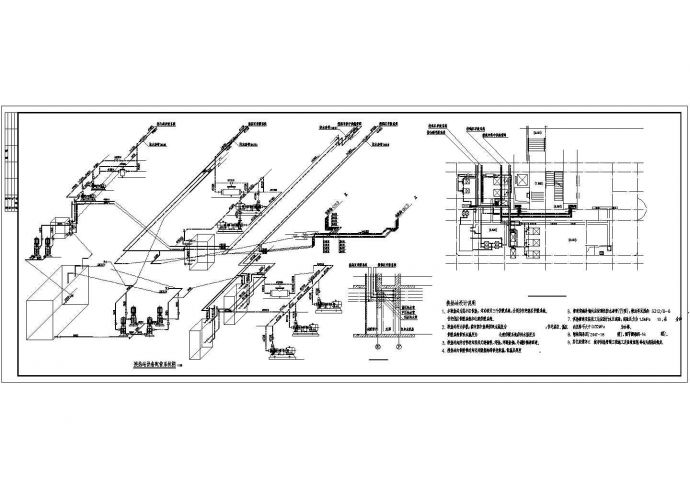 某地区住宅小区高层建筑采暖换热站经典cad施工设计图纸_图1