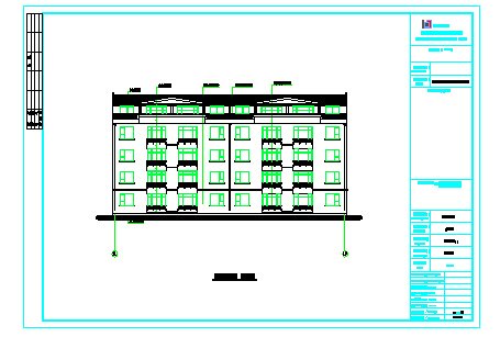 某小区砖混结构住宅楼建筑设计施工图_图1