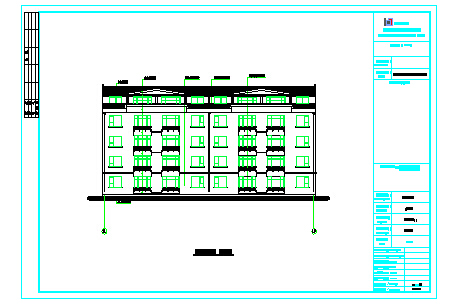 某小区砖混结构住宅楼建筑设计施工图