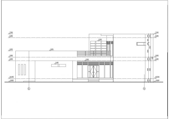 现代别墅方案带效果图详细的CAD建筑图纸_图1