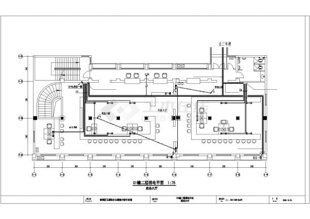 办公楼弱电系统工程全套电气设计施工CAD图纸-图二