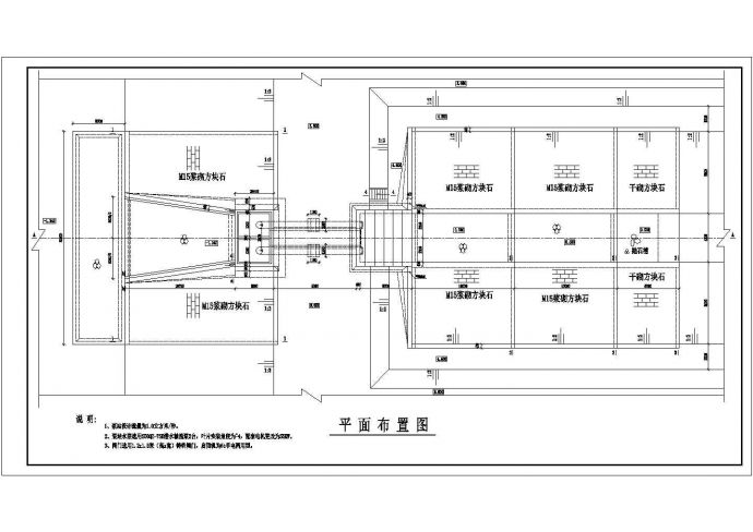水利工程技施阶段某泵站结构钢筋图_图1