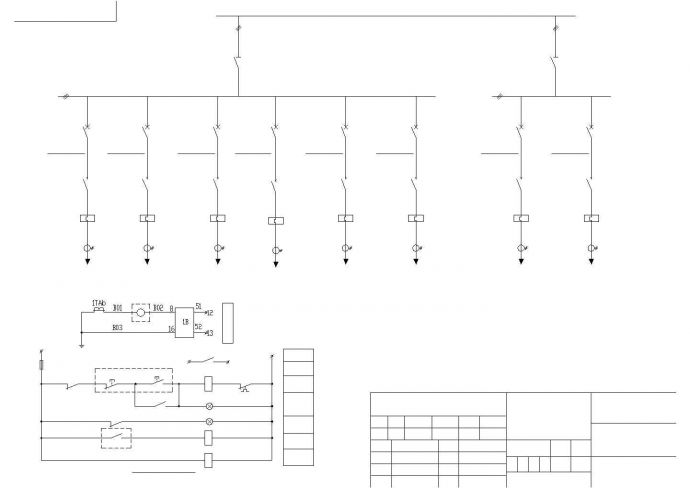 GGD系统全套电气设计施工CAD图_图1