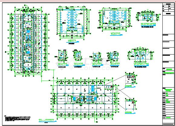 某地十三层框架结构四星级酒店建筑设计施工图-图二