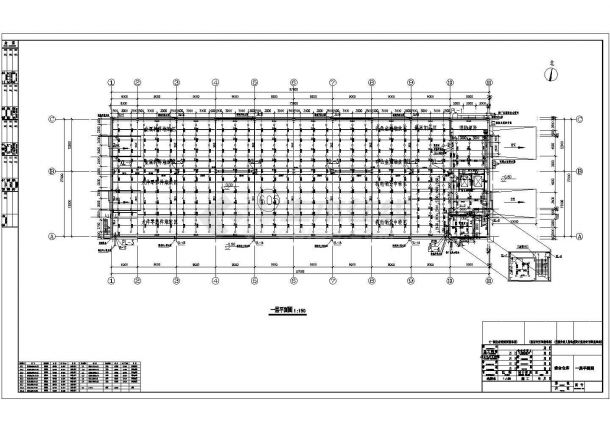 某四层框架结构综合仓库给排水施工图-图二