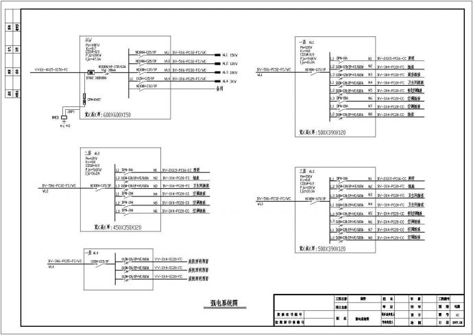 兴达别墅建筑电气CAD全套方案设计参考图纸_图1
