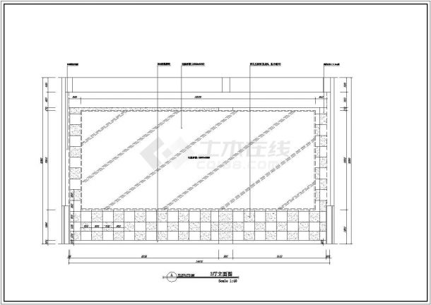 保利国际电影院建筑方案CAD全套平面图-图一