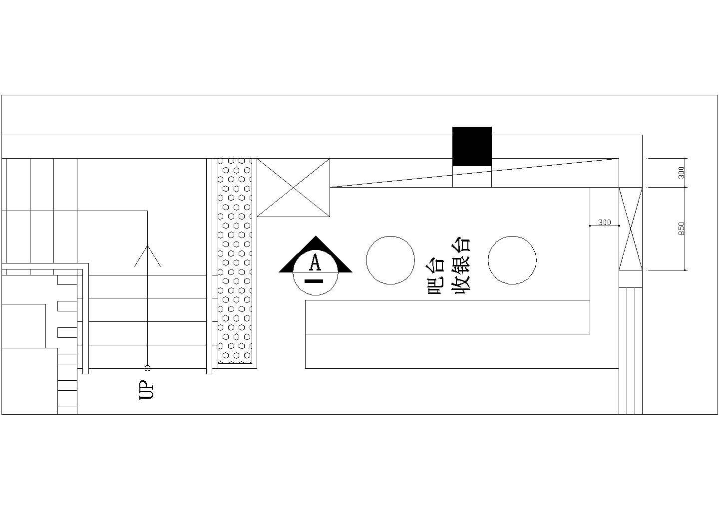 某地大型火锅店装修设计施工方案图纸