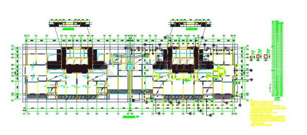 某超高层住宅全套结构CAD平面布置参考图-图二