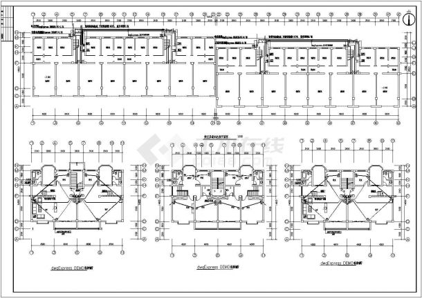 某地区复式 (2)号住宅电气设计cad施工图-图二