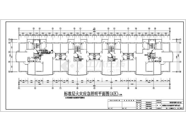 某地区高层住宅楼A栋电气设计cad施工图-图二