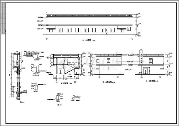某地2层框架结构商场设计施工图（含建筑设计）-图二